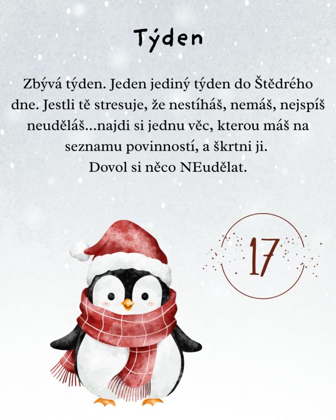 Ono se to prostě nezblázní. Fakt ne. Důležitější je klid než perfektně srovnaná skříň. #adventnikalendar #stastnemisto...