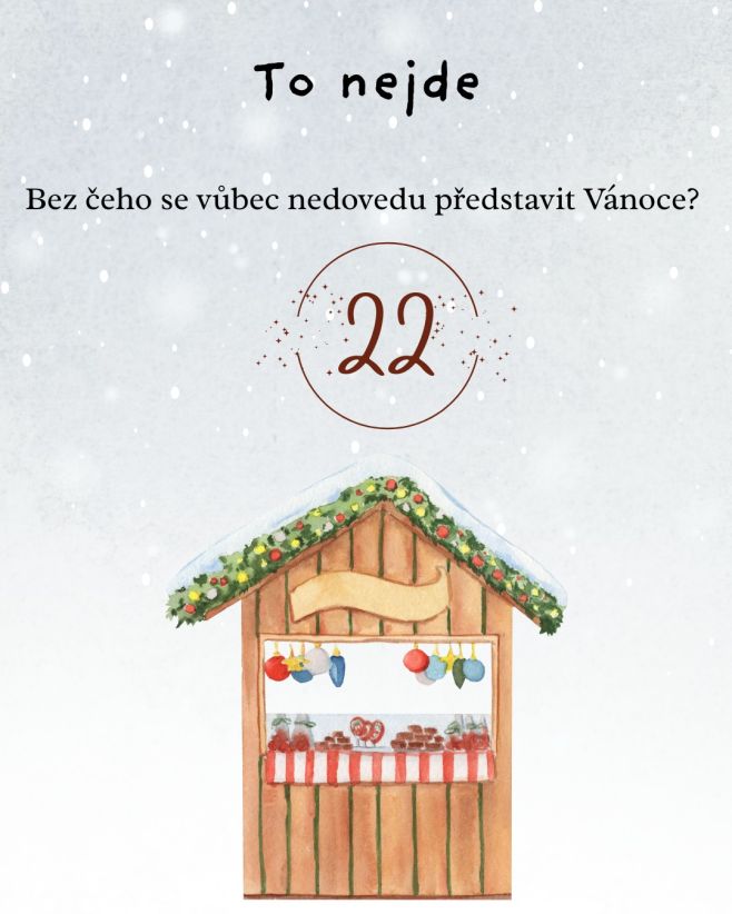 Sníh?😂 Zajímalo by mě, co je pro vás to, bez čeho by Vánoce neexistovaly... #adventnikalendar #stastnemisto #otazka